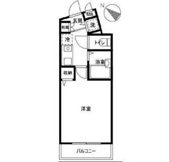 東京都品川区旗の台６丁目 賃貸マンション 1K